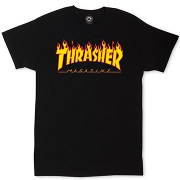 Thrasher tee voksen Flame logo sort 349,-