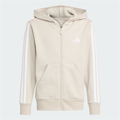 Adidas Essentials Full Zip  Hættetrøje Wonalu / White