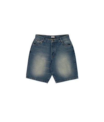 Pop Trading Company Longer drs Short Washed Denim