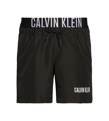 Calvin Klein Boys Swimshorts Waistband 700226 Black