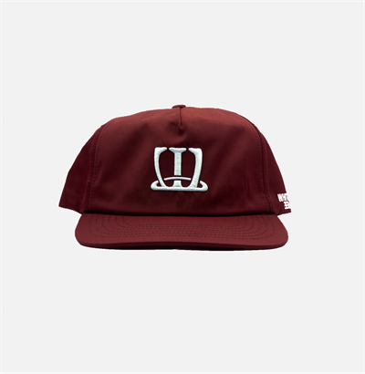 White Coffee W Logo Cap bordeaux