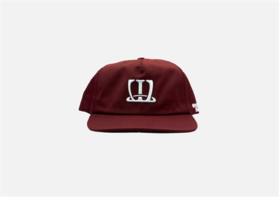 White Coffee W Logo Cap bordeaux