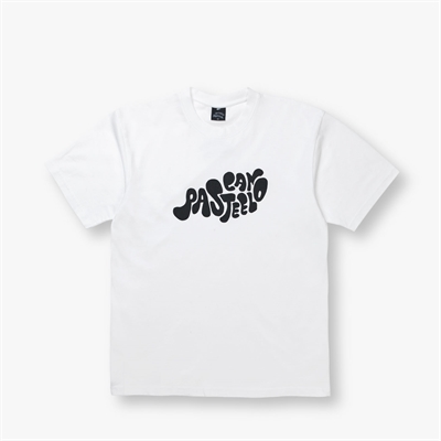 Pasteelo Can Script Tee White