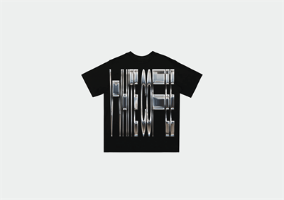 White Coffee Chrome Tee Sort  NB Kun i butikken