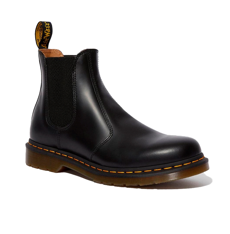Rust stress lukke Dr. Martens Chelsea Boots Smooth Black 2976 YS