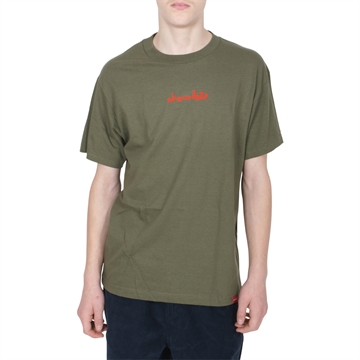 Chocolate Skateboards T-shirt Mid Chunk Army Green