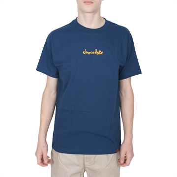 Chocolate Skateboards T-shirt Mid Chunk Harbor Blue