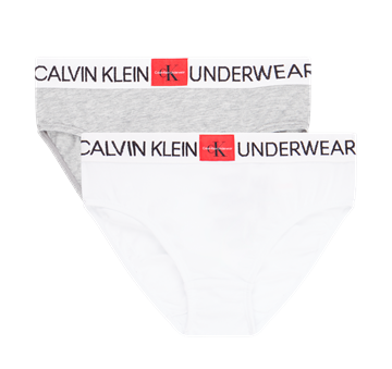 Calvin Klein Girls trusser 2-pack White / Grey 800352