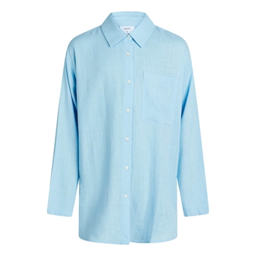 Grunt Shirt Latti Girls Linen 2323-705 Blue