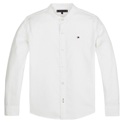 Tommy Hilfiger Skjorte Boys Ess. Linen White