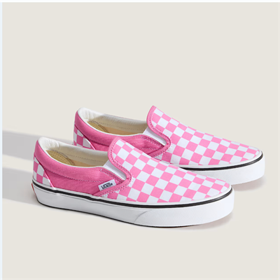 Vans Sko Classic Slip-On Checkerboard Shoe Pink