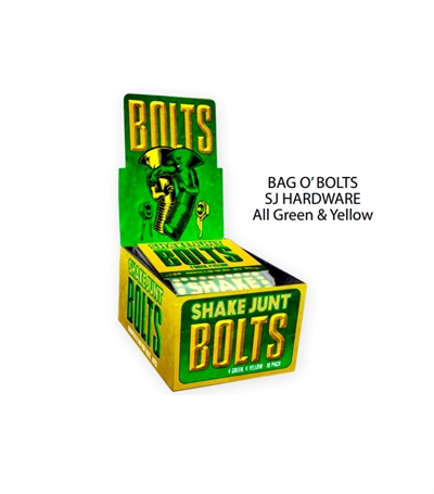 Shake Junt Bolts 7/8 Allen Mixed Black, green and yellow