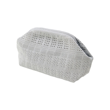 Pico Rosalia Clutch Silver Glitter Lace 