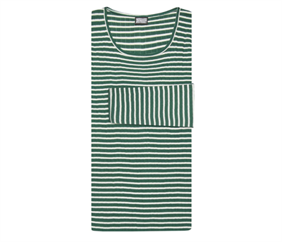 Nørgaard Paa Strøget Tee l/s KIDS NPS Stripes Bottle Green/Ecru