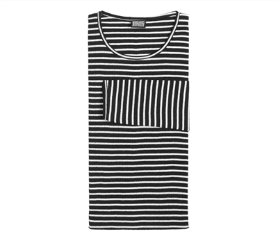 Nørgaard Paa Strøget Tee l/s KIDS NPS Stripes Black/Ecru
