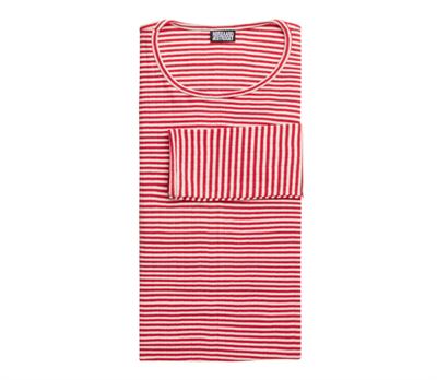 Nørgaard Paa Strøget Tee l/s KIDS Fine Stripe Red/Ecru