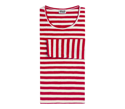 Nørgaard Paa Strøget Tee l/s Broadway KIDS Red/Ecru