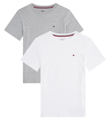 Tommy Hilfiger T-shirts Boys 2-Pak Tee Grey heather/ White