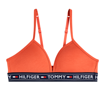 Tommy Hilfiger Girls Triangle Bra Mecca Orange