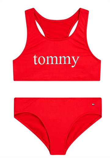 Tommy Hilfiger Bikini Girls Bralette Bikini 0308 XL7 Red Glare