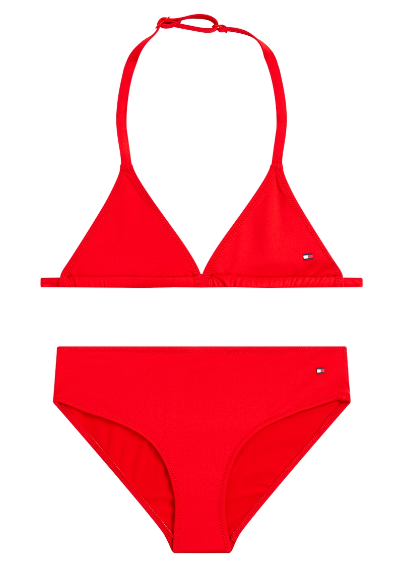 Tommy Hilfiger Bikini Girls Triangle Bikini XL7 Red