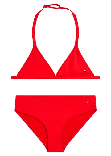 Tommy Hilfiger Bikini Girls Triangle Bikini 0309 XL7 Red Glare