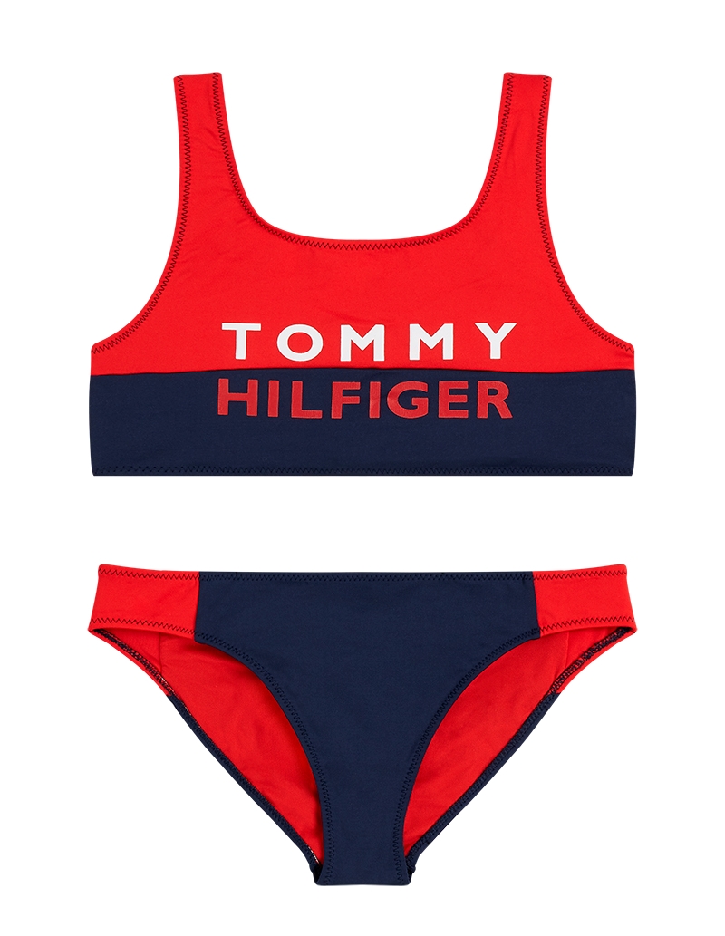 Pompeji klinge besejret Tommy Hilfiger Bikini Girls Bralette 0332 XL7 Red Glare