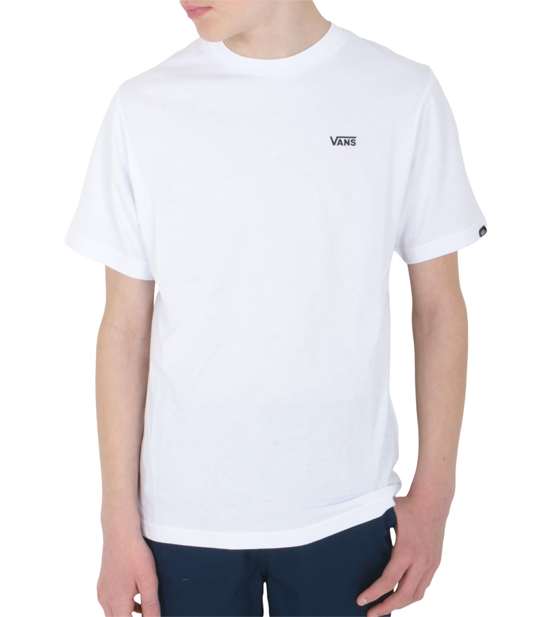 Vans Junior T-shirt logo left White