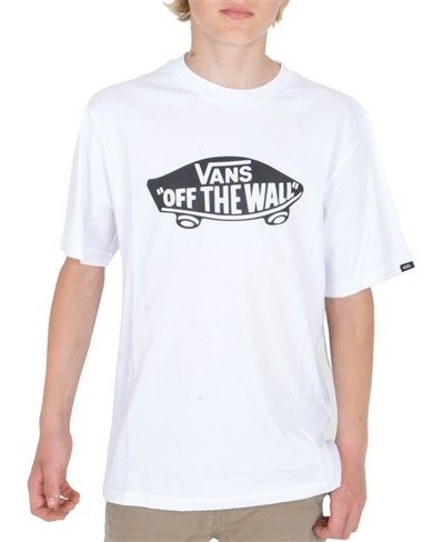 Vans Junior t-shirt hvid med Vans Off The Wall logo print