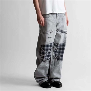 Wasted Paris Trompe L'oeil Grant Pant Faded Grey