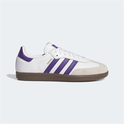 Adidas Sko Samba ADV White / Purple /Gold Metal