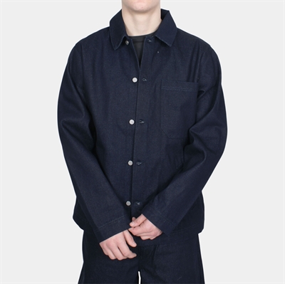 Alis Viren Short Worker Jacket Solid Blue