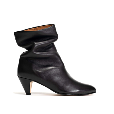 Anonymous Vully 50 Stiletto Pebbled Soft Calf Black