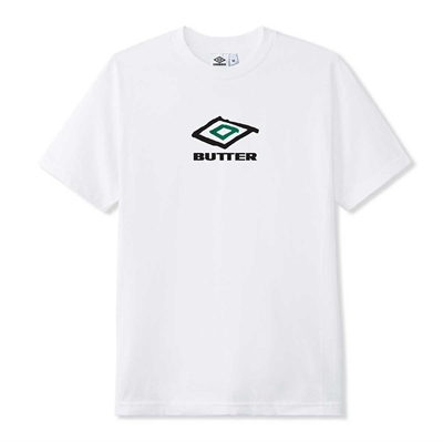 Butter Goods x Umbro T-shirt Ball White