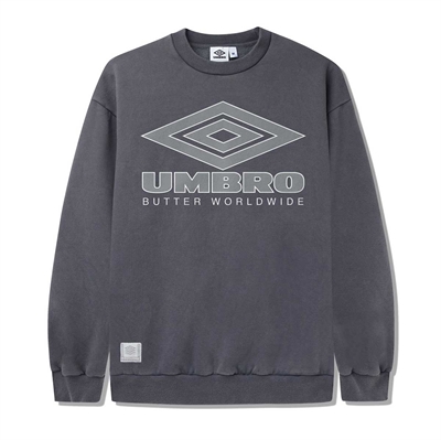 Butter Goods x Umbro Sweatshirt Diamond Logo Washed Slate