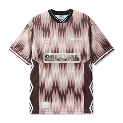 Butter Goods x Umbro Jersey Optical Brown / Taupe