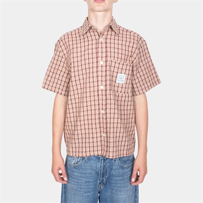Butter Goods Equipment S/S Shirt Red / Yellow