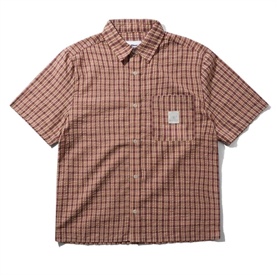 Butter Goods Equipment S/S Shirt Red / Yellow