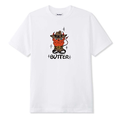 Butter Goods T-shirt Devil White