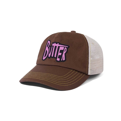 Butter Goods Cap Trucker sketch walnut