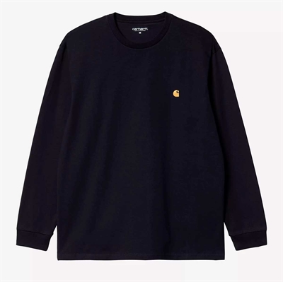 Carhartt WIP Chase T-shirt l/s Dark Navy / Gold