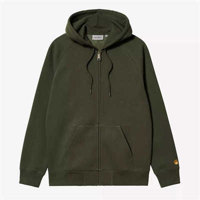 Carhartt WIP Hooded Chase Jacket Olive / Gold
