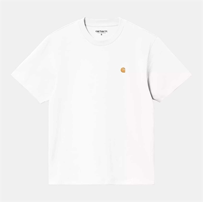 Carhartt WIP W´ s/s Chase T-shirt White / Gold