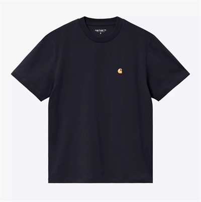 Carhartt WIP W Chase T-shirt Dark Navy / Gold