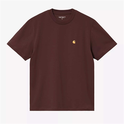 Carhartt WIP W Chase T-shirt Palisander / Gold