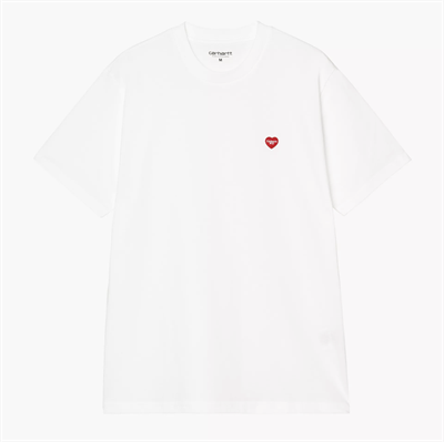 Carhartt WIP Small Heart T-shirt White / Red