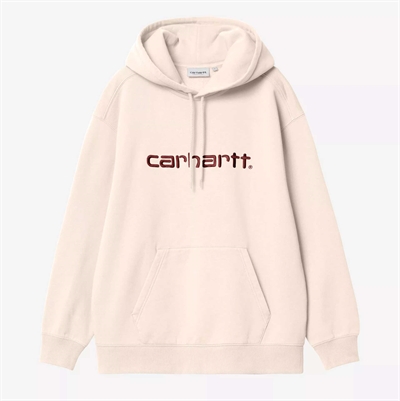 Carhartt WIP W Hooded Carhartt Sweatshirt Wax / Palisander