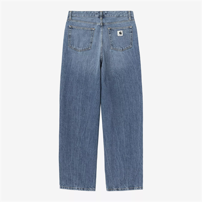 Carhartt WIP W Lavine Pant Blue Marble Used Wash 
