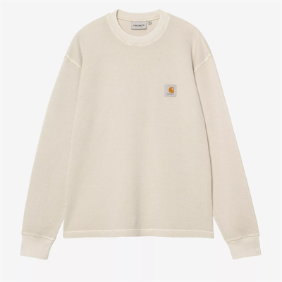 Carhartt WIP Vista Waffle T-shirt l/s Fleur De Sel Garment Dyed