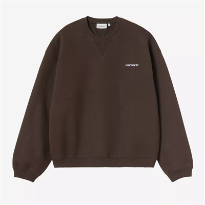 Carhartt WIP Ebbert Sweat Tobacco / White